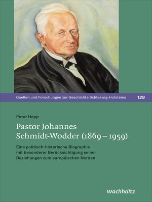 cover image of Pastor Johannes Schmidt-Wodder (1869–1959)